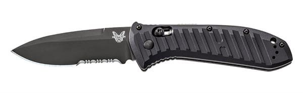 Benchmade Presidio II Serrated Black Blade Automatic Knife